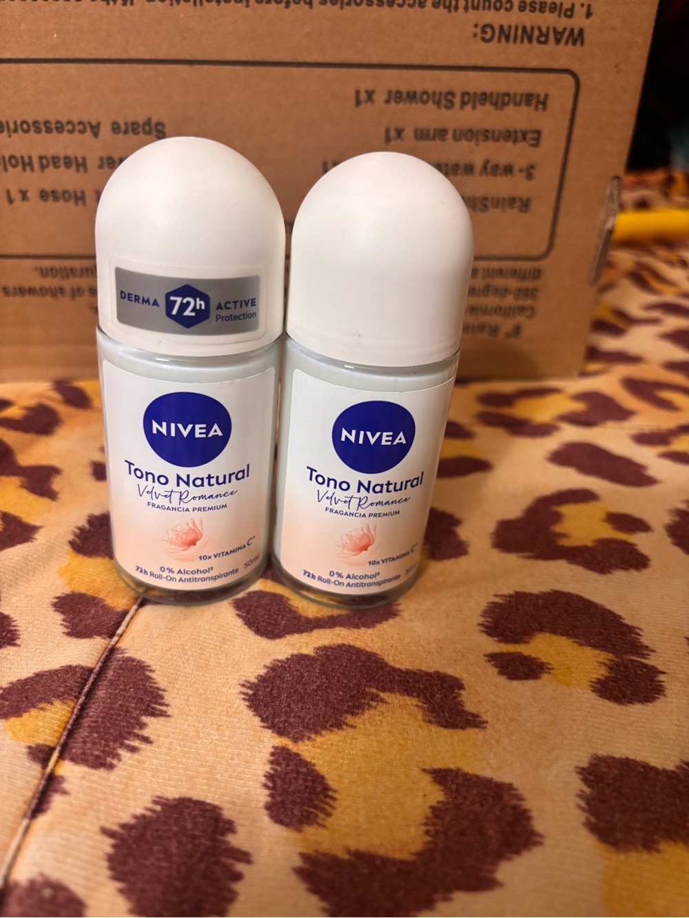Tono Natural Roll-On Deodorant – White (2-Pack) NIVEA
